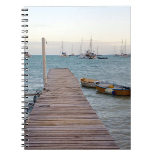 Dock and lobster pots notebook