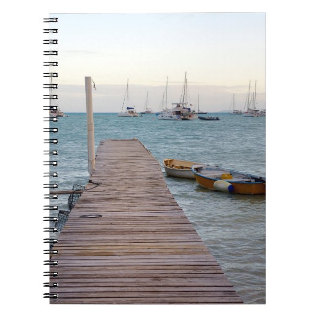 Dock and lobster pots notebook (Front)