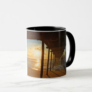 Dock At Sunrise Mug