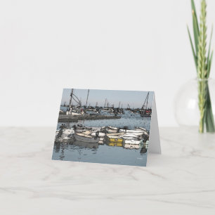 Dock boats--thank you thank you card