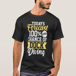 Dock Diving Dog Jumping Pool Board Training Lake T-Shirt