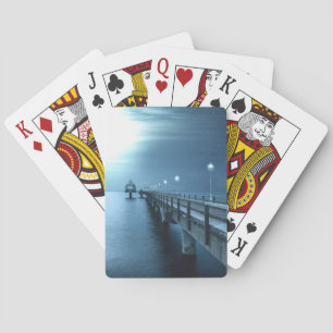 Dock on the Bay Evening Playing Cards