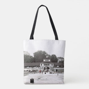 Dock View Lakeside Chautauqua, Ohio Tote Bag
