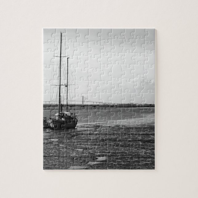 Docked at Jekyll Jigsaw Puzzle (Vertical)