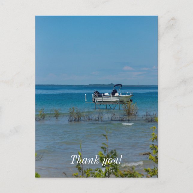 Docked At Mackinac Postcard (Front)