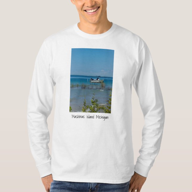 Docked At Mackinac T-Shirt (Front)