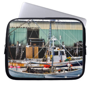 Docked Boats Laptop Sleeve