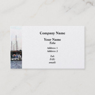 Docked Boats Norfolk VA - Platinum Business Card