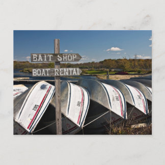 Docked Boats Postcard