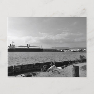 Docked Ship At Subic Bay Philippines Holiday Postcard