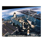 Docked Space Shuttle