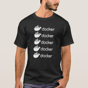Docker Engine Programming Coding Software Develop T-Shirt