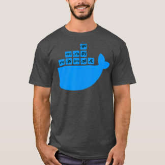 Docker Js C Golang Ruby Python Hackathon Tech T-Shirt