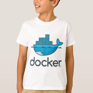 Docker logo container linux devops programming cod T-Shirt