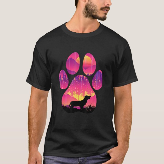 Docker Paw Mum Dad Dog  Women Men T-Shirt (Front)