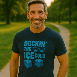 Dockin' the Ice Cold Navy Blue T-Shirt
