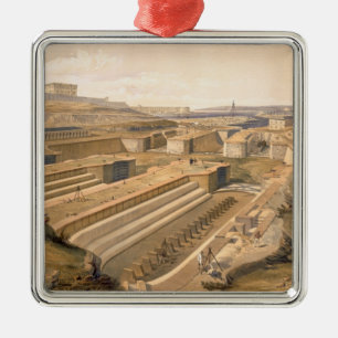 Docks at Sebastopol, plate from 'The Seat of War i Metal Tree Decoration