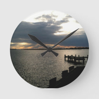 Docks Round Clock