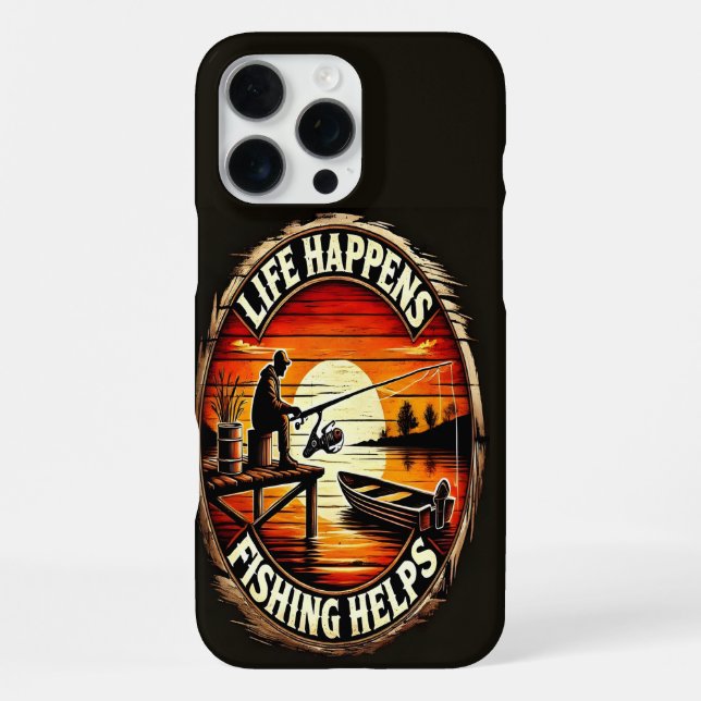 Dockside Peaceful Escape iPhone Case (Back)