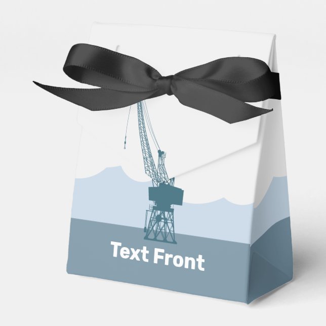 Dockyard Crane Favour Box (Front Side)