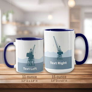 Dockyard Cranes Mug