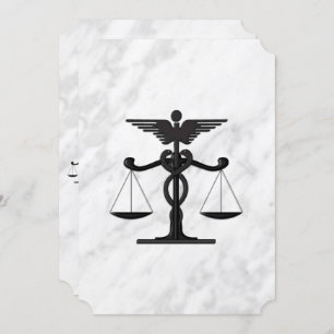 Doctor and Lawyer Wedding Invitation