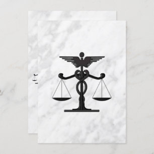 Doctor and Lawyer Wedding Invitation