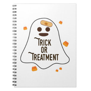 Doctor and Nurse Halloween Trick or Treatment Notebook