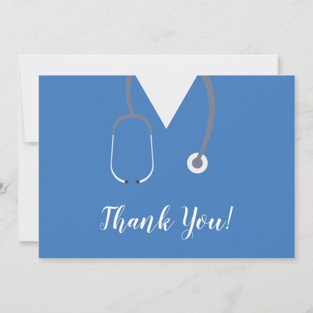 Doctor and Nurse Thank You Card (Front)