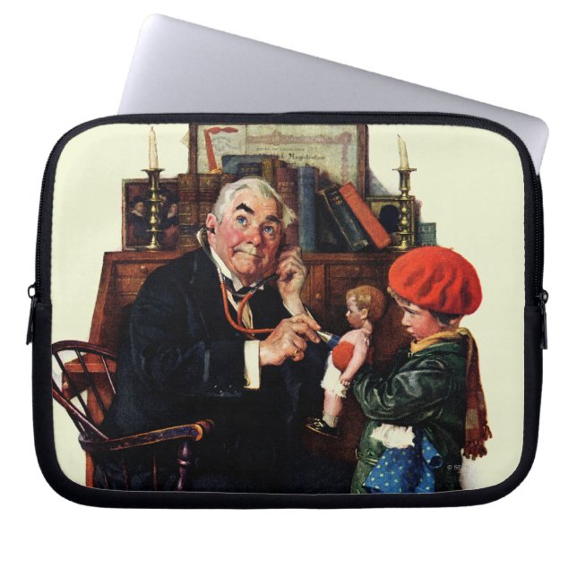 Doctor and the Doll Laptop Sleeve (Front)