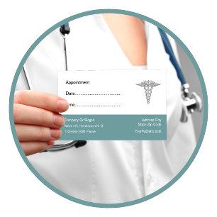 Doctor Appointment Business Cards