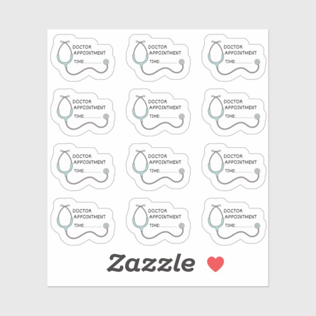 Doctor Appointment Reminder Health Tracker Planner (Sheet)