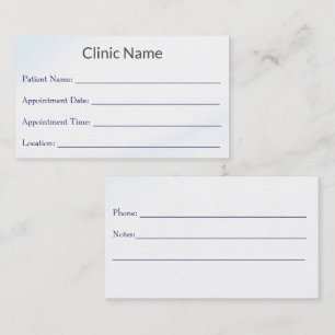 Doctor Appointment Reminder – Professional Design Card