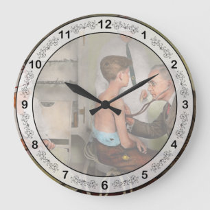 Doctor - At the pediatricians office 1925 Large Clock