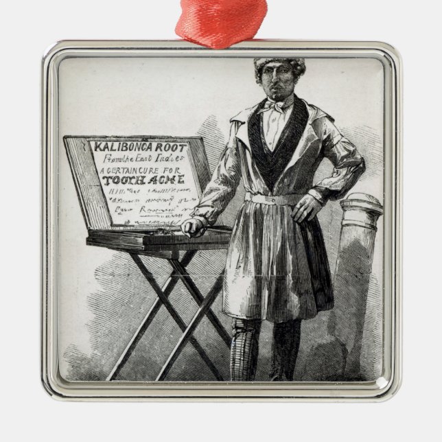 Doctor Bokanky, the street herbalist Metal Ornament (Front)