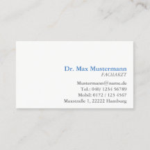 Doctor Business Card