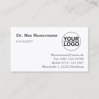 Doctor Business Card with LOGO