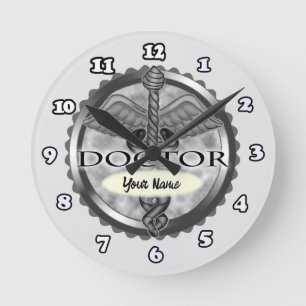 Doctor Caduceus clock