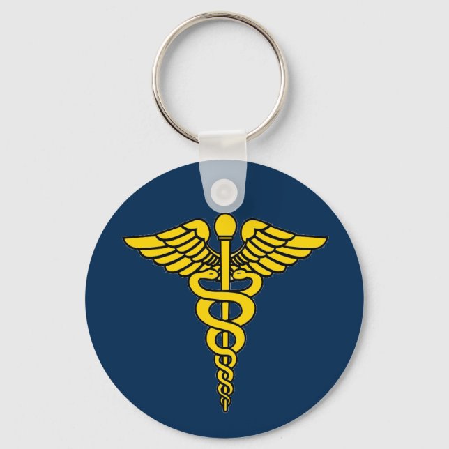 Doctor Caduceus Key Ring (Front)