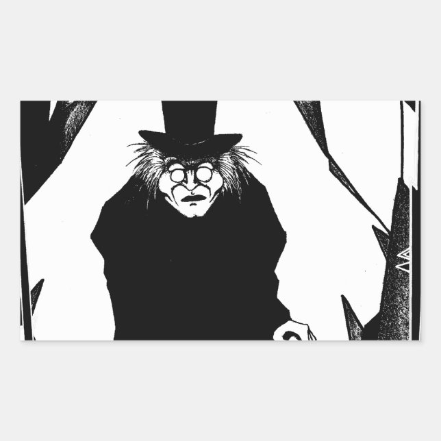 Doctor Caligari Rectangular Sticker (Front)