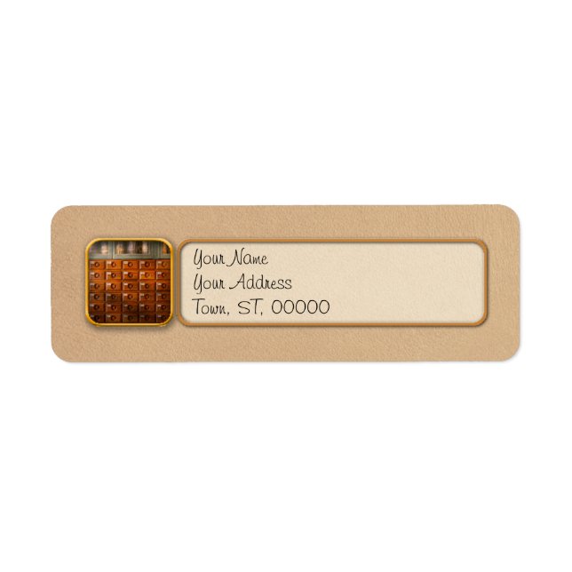 Doctor - Chef - It's a draw Return Address Label (Front)