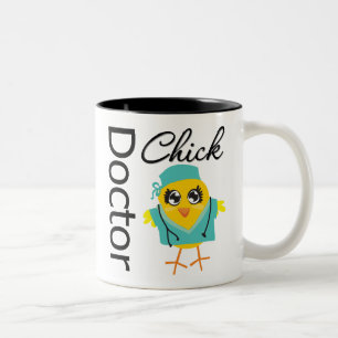 Doctor Chick Two-Tone Coffee Mug