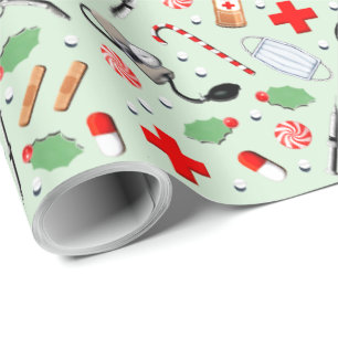 Doctor Christmas Wrapping Paper