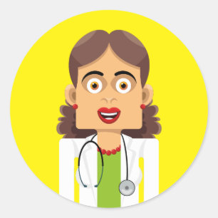 Doctor Classic Round Sticker
