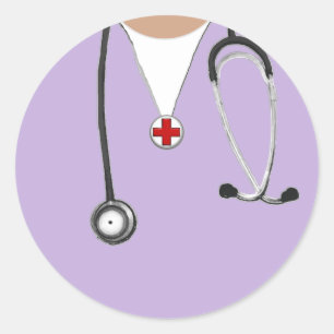 Doctor Classic Round Sticker