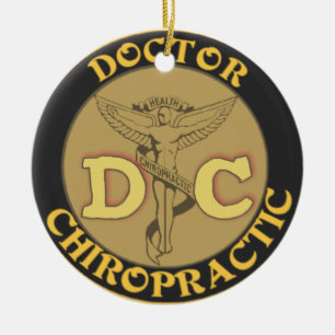 DOCTOR DC CHIROPRACTIC CHRISTMAS ORNAMENT