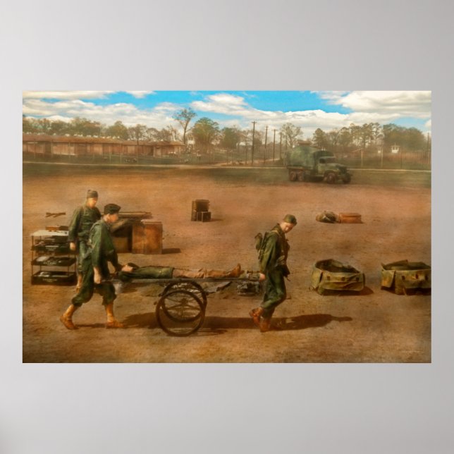 Doctor - Demonstrating a wheel litter Poster (Front)