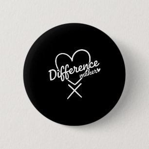Doctor Difference Maker Heart, Proud Physician Hea 6 Cm Round Badge