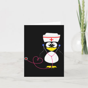 Doctor Doctor Penguin Funny Nurse Water Bird Card