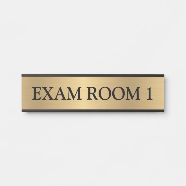 Doctor Doctor's Door Office Sign Signs Exam Room (Front)